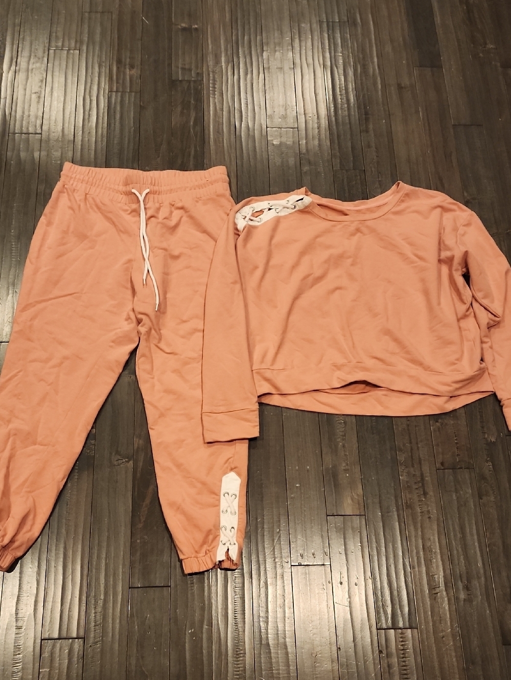 Soho New York & Company Dusty Rose Loungewear Set - Top & Joggers